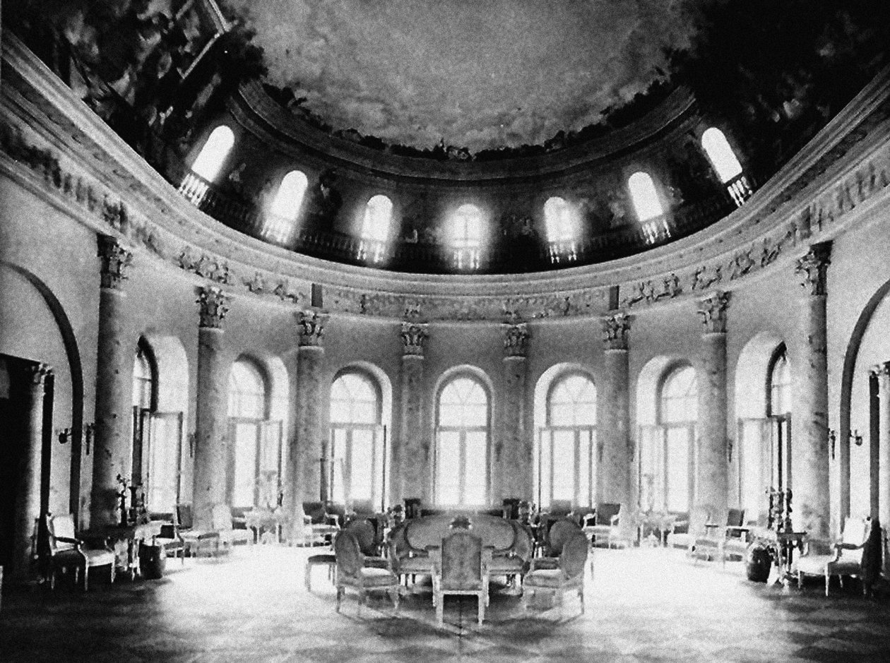 Ostafyevo eiendom. Oval Hall, slutten av 1800-tallet av Unbekannt