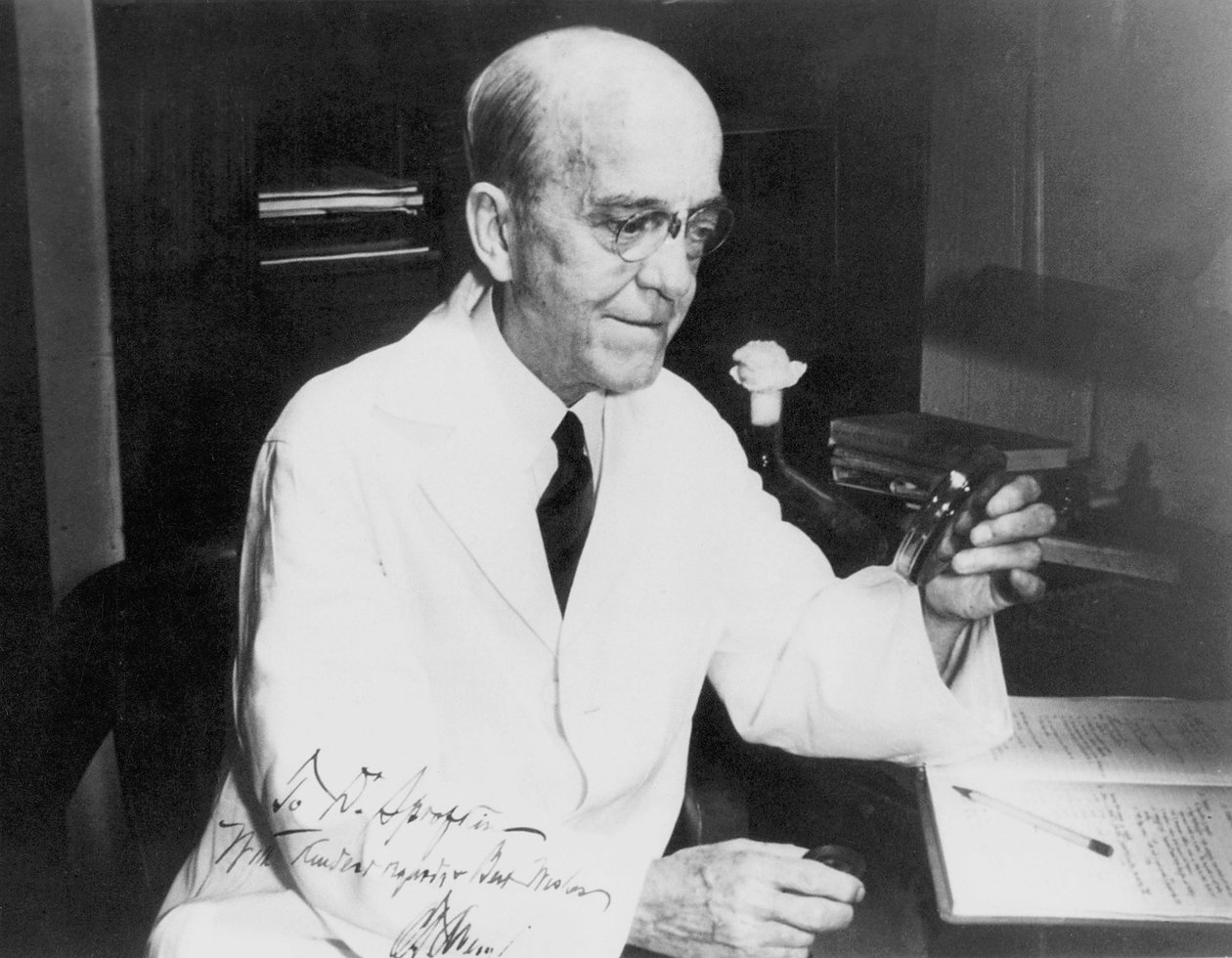Oswald Theodore Avery , kanadiskfødt amerikansk bakteriolog og molekylærbiolog av Unbekannt