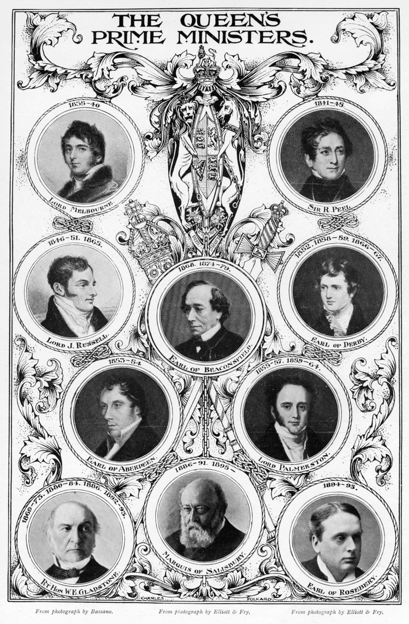 Dronning Victorias statsministre, 1901. av Unbekannt