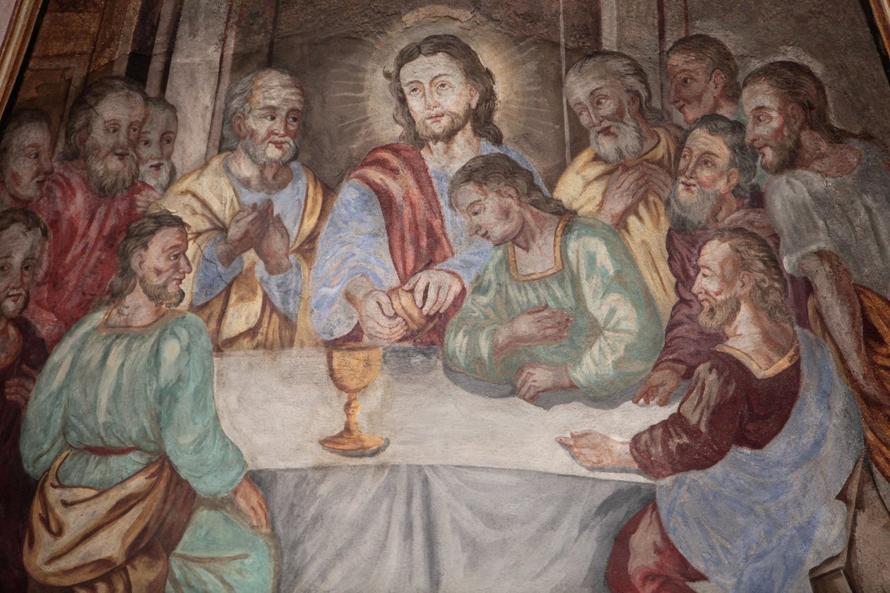 Vår Frue av Assumpsjon kirke. The Last Supper Cordon Frankrike av Unbekannt