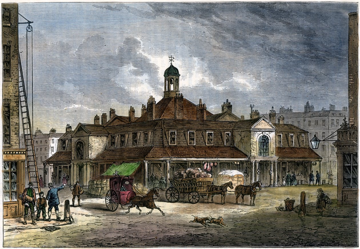 Oxford Market, 1800-tallet av Unbekannt