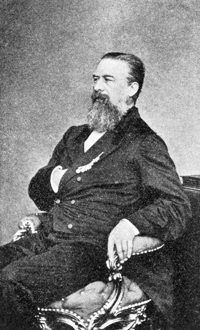 P W F von Voightlander, østerriksk instrumentmaker, ca 1860 av Unbekannt