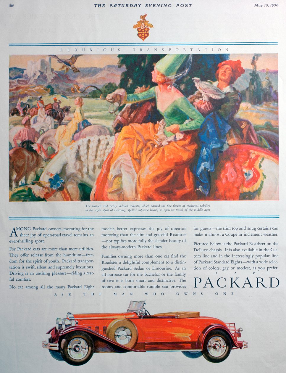 Packard bilannonse, 1930 av Unbekannt