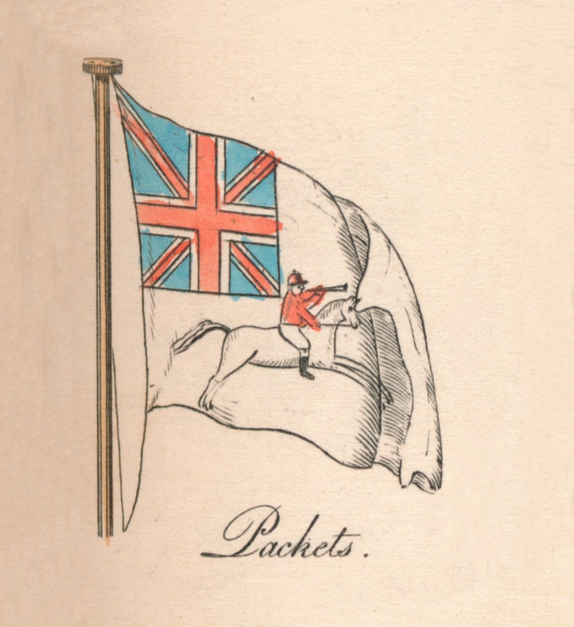 Pakker, 1838 av Unbekannt