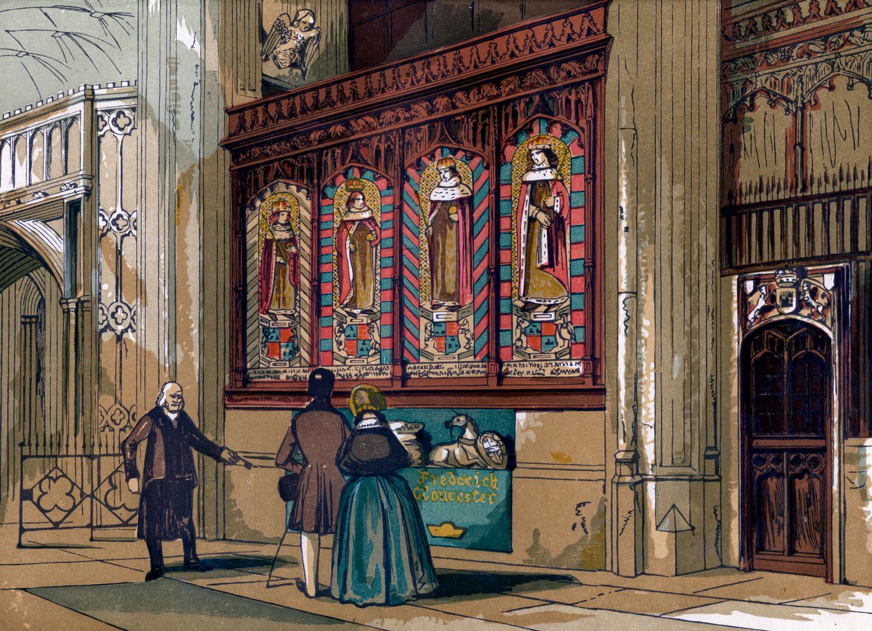 Malt skjerm, St Georges Chapel, 1800-tallet av Unbekannt