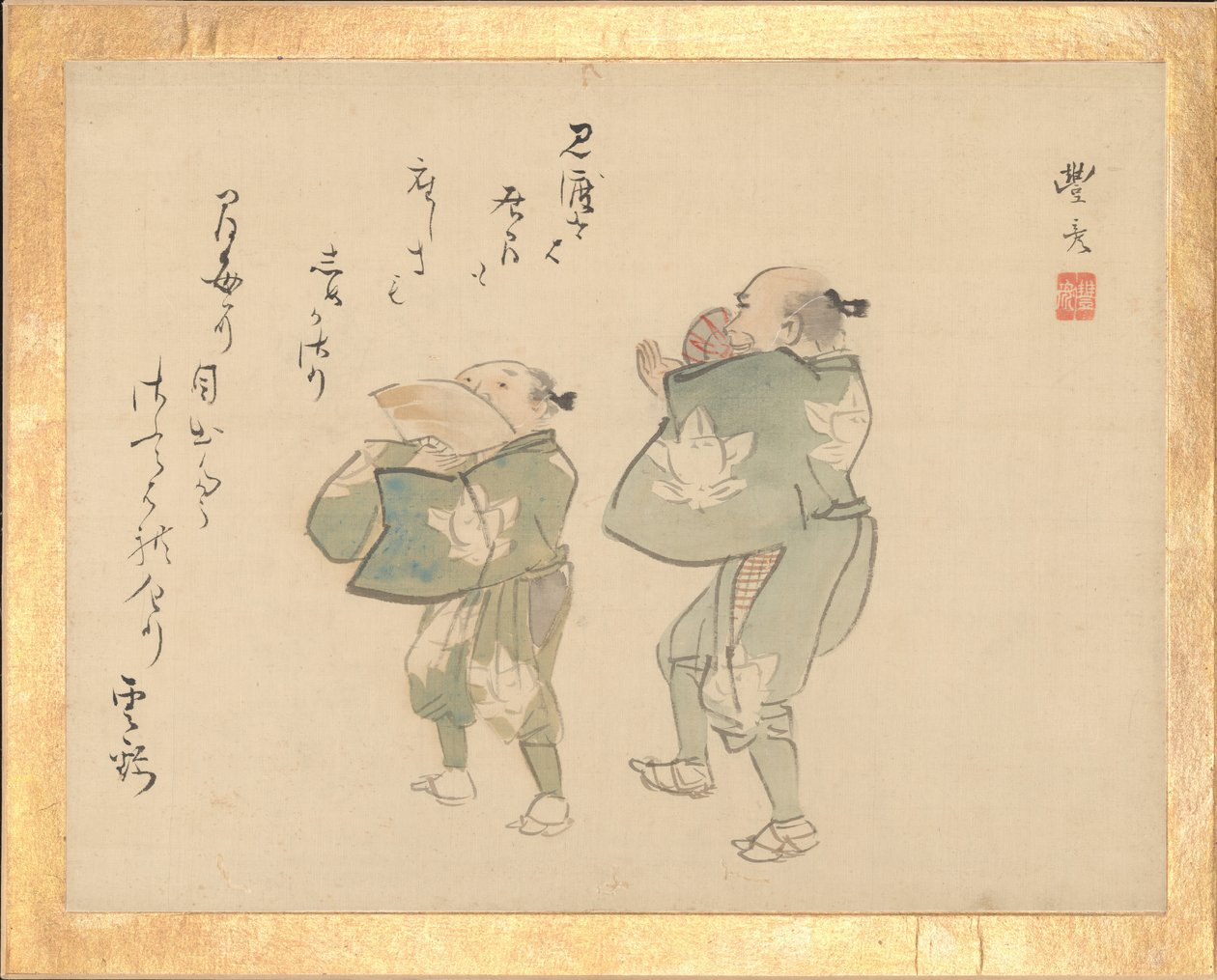 Maleralbum med sublime talenter Shinmyo gajo, ca. 1815. av Unbekannt