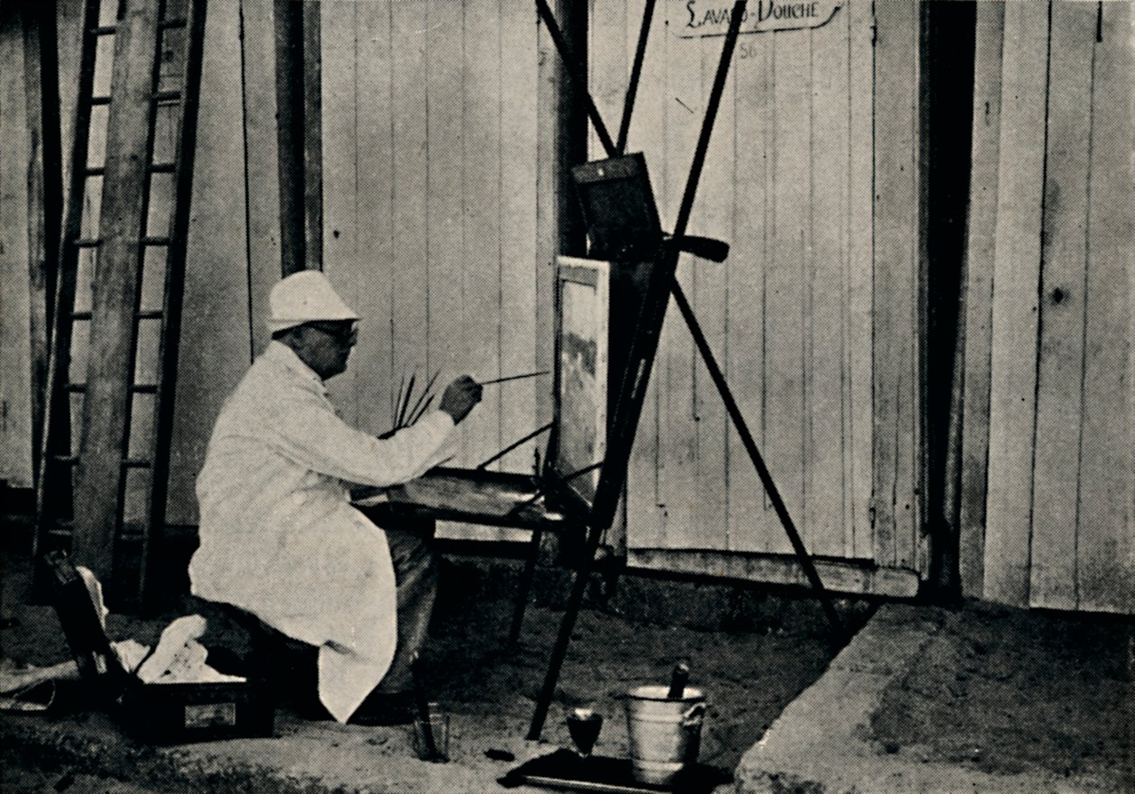 Maleri i Frankrike, ca 1930-tallet, 1945. av Unbekannt
