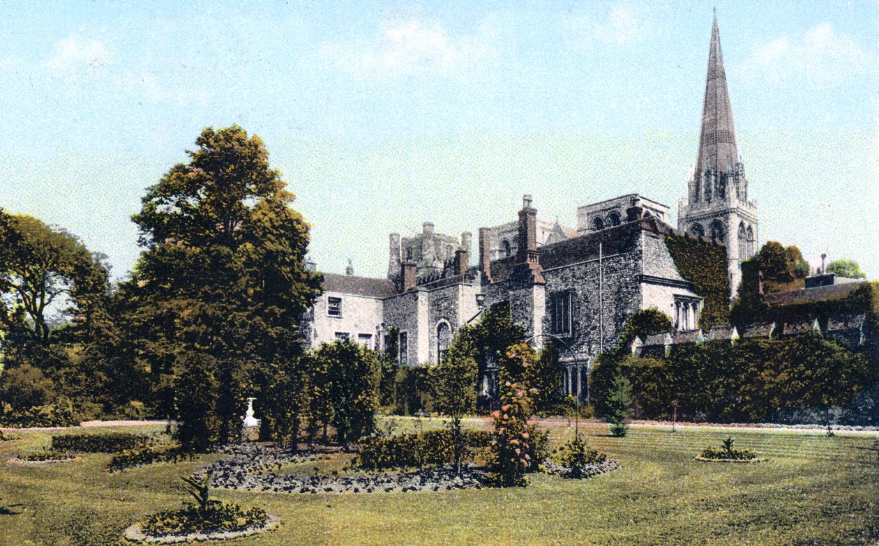 Palace Gardens, Chichester, c1900-c1920s av Unbekannt
