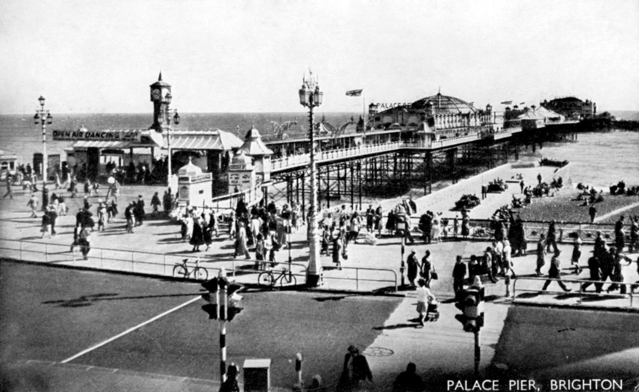 Palace Pier, Brighton, Sussex, tidlig på 1900-tallet av Unbekannt