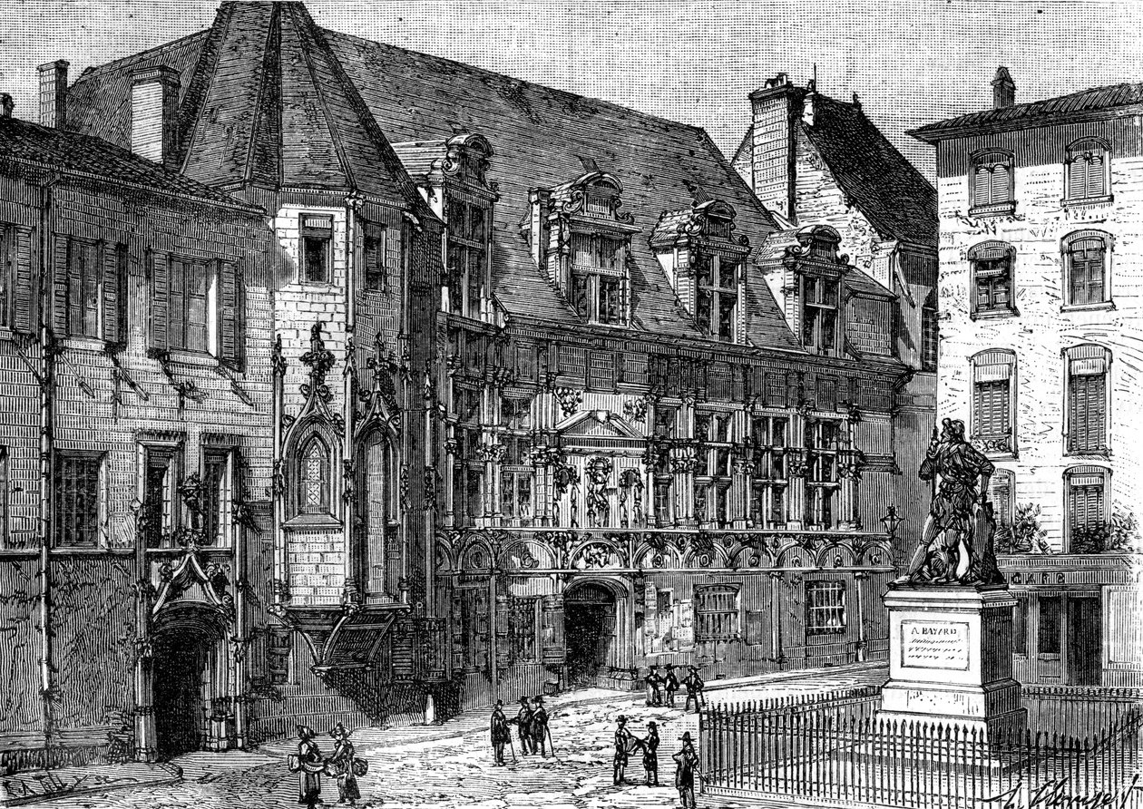 Justispalasset i Grenoble, Frankrike, 1882-1884 av Unbekannt