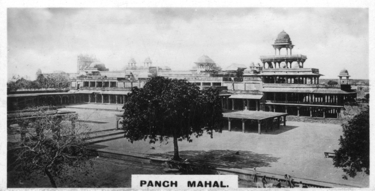 Panch Mahal, Fatehpur Sikri, Agra, India, 1925 av Unbekannt
