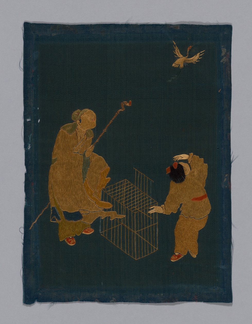 Panelmøbelstoff, Kina, Kangxi-perioden, Qing-dynastiet 1644-1911, 180050. av Unbekannt