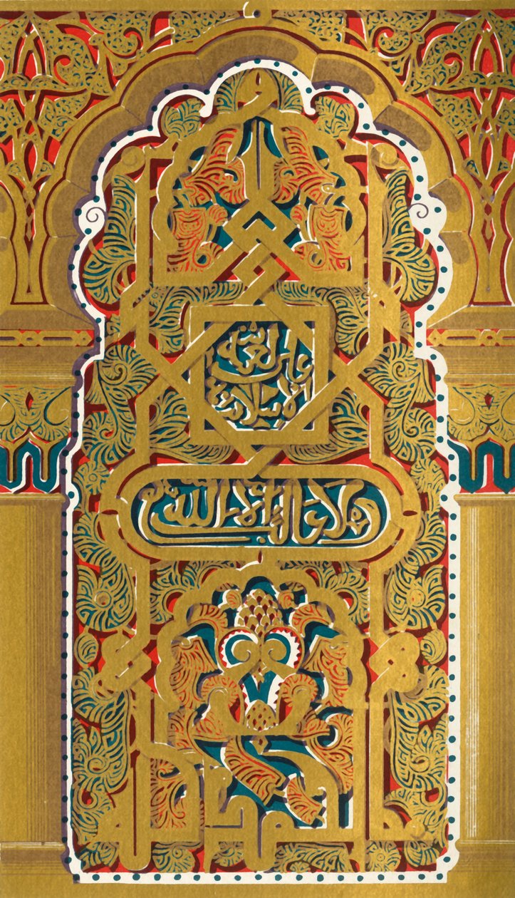Panel i det øvre kammeret i House of Sanchez, 1907. av Unbekannt