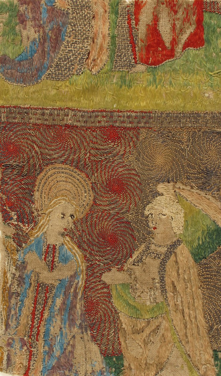 Panel med Jomfruen og Gabriel Annunciate, tysk, 1400-tallet. av Unbekannt