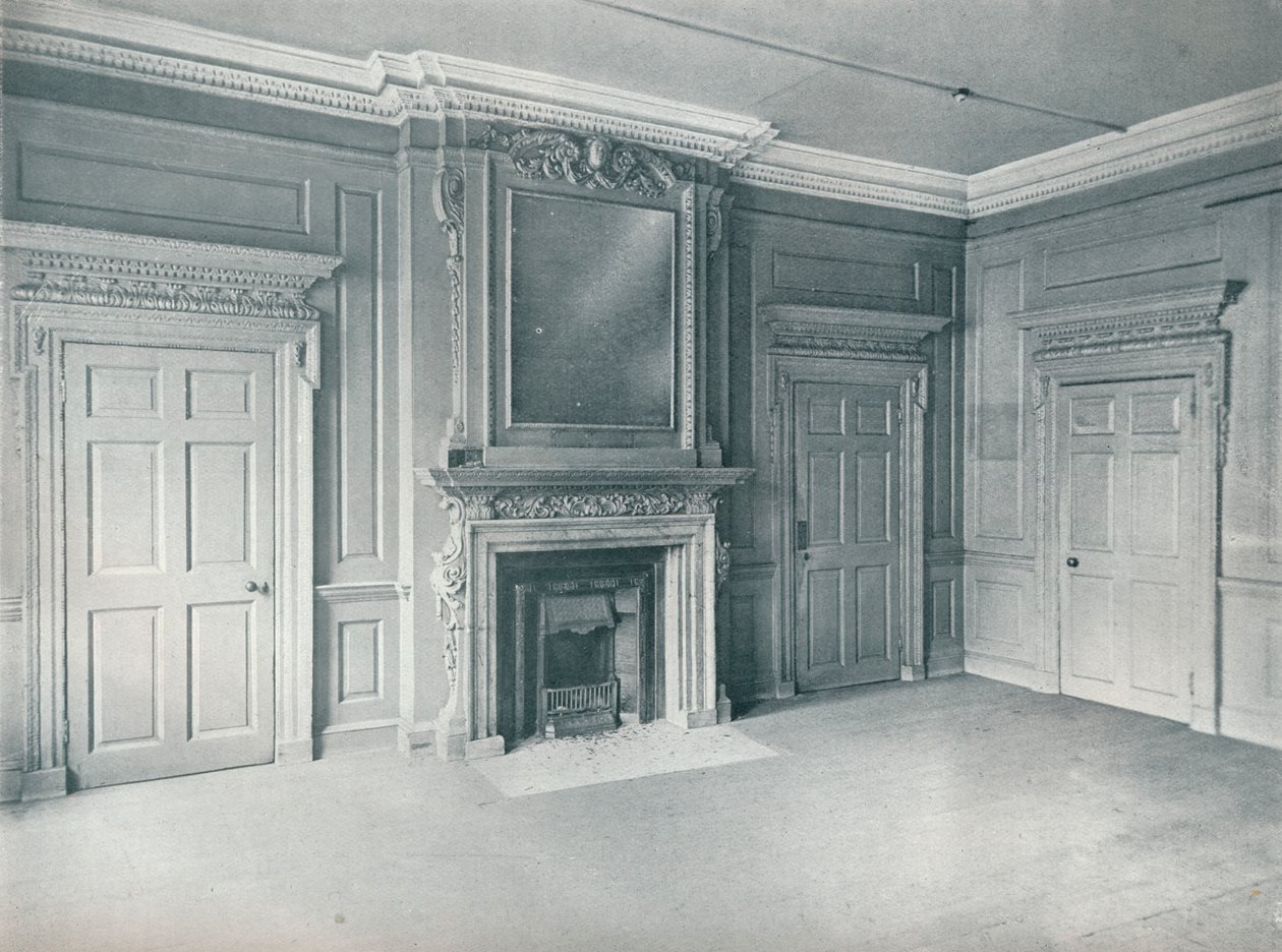 Panelt rom, tidlig attende århundre, 26, Hatton Garden, 1907 av Unbekannt