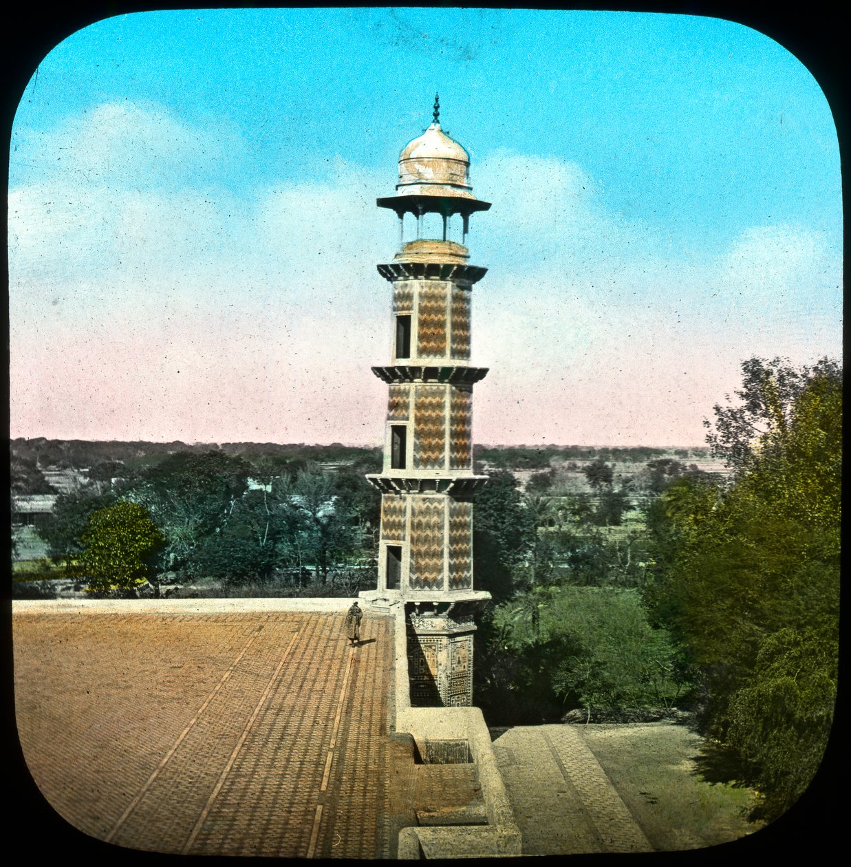 Panorama, Lahore, Punjab, India, slutten av 1800- eller begynnelsen av 1900-tallet av Unbekannt