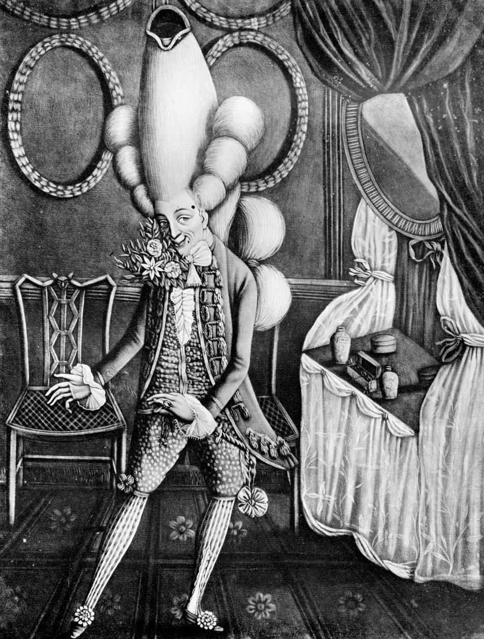 Pantheon Macaroni, 1782 av Unbekannt