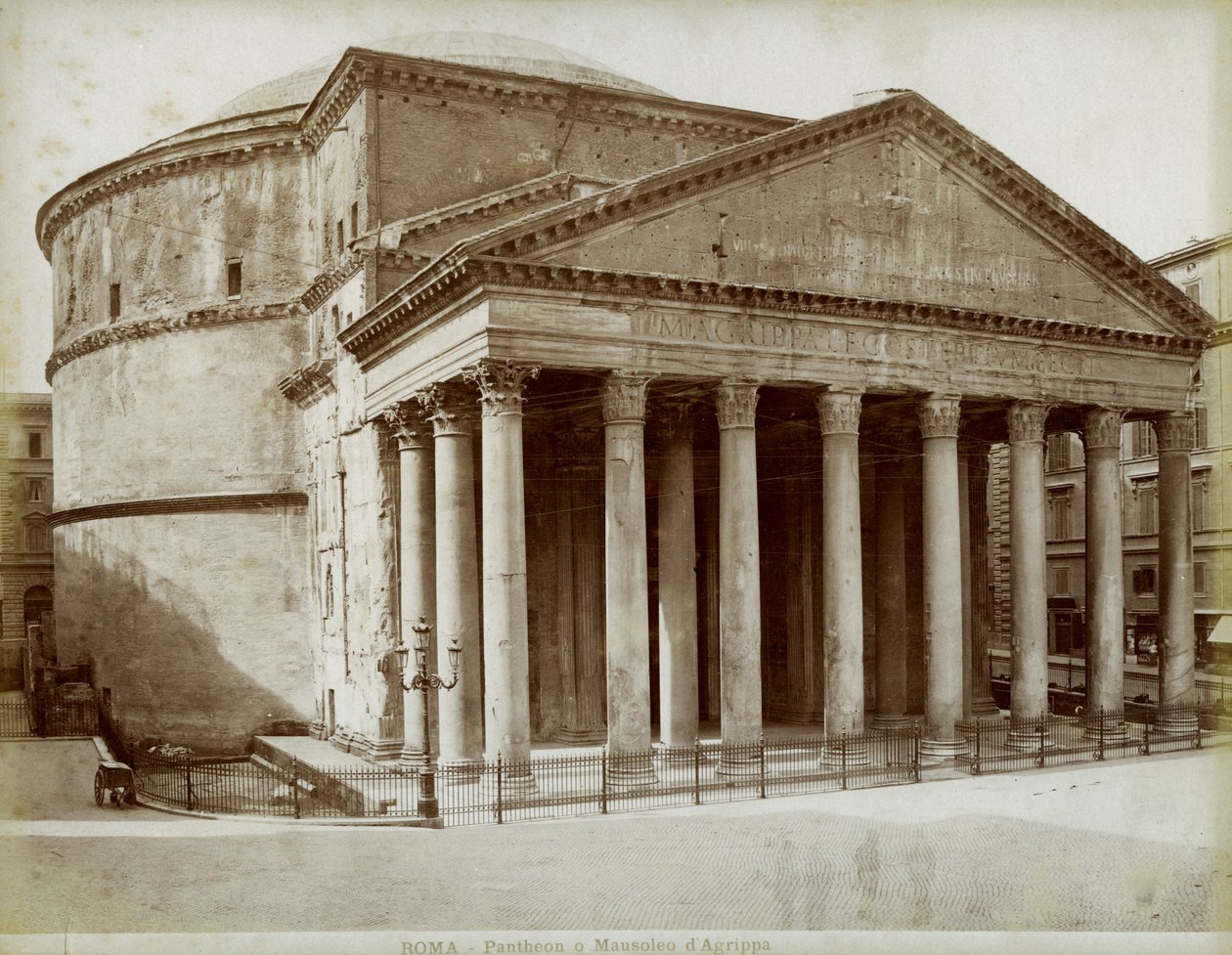 Pantheon, Roma, Italia, slutten av 1800- eller begynnelsen av 1900-tallet av Unbekannt