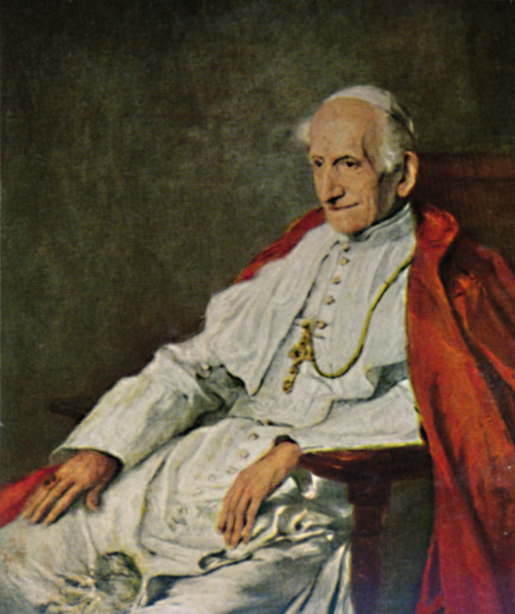 Pave Leo XIII 1810-1903. - Maleri av Fülöp, 1934. av Unbekannt