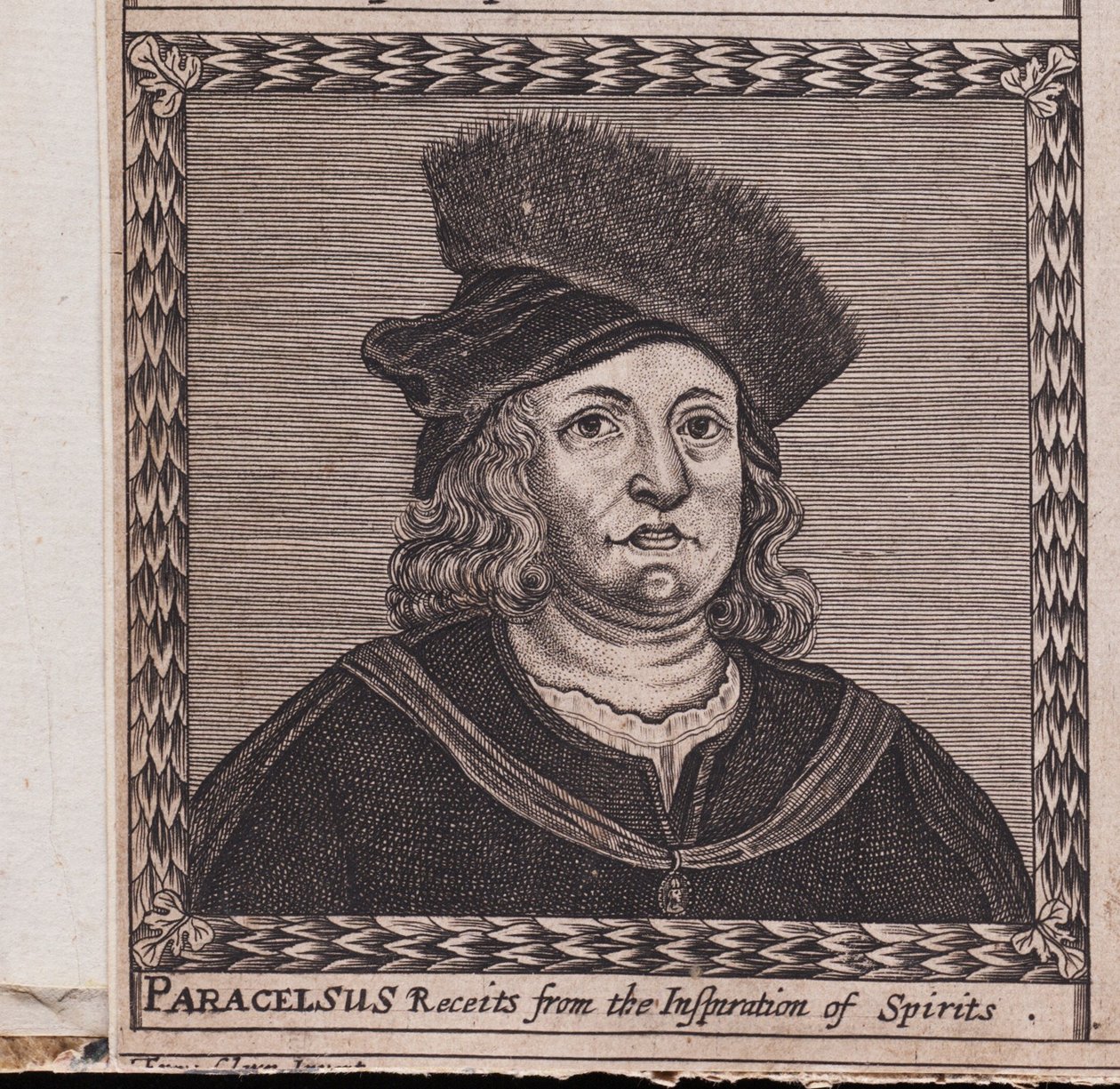 Paracelsus Fra: The Order of the Inspirati, 1659 av Unbekannt