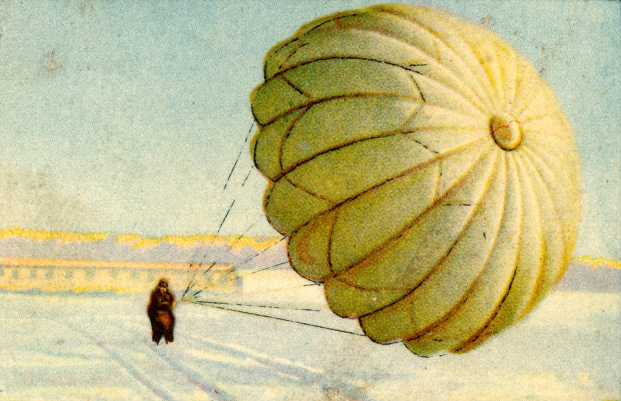 Fallskjermlanding, 1932. av Unbekannt