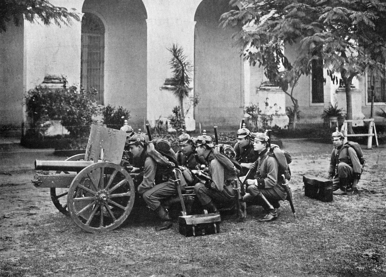 Paraguayansk artilleri, Paraguay, 1911 av Unbekannt