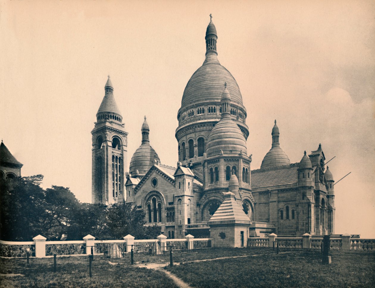 Paris. - The Basilica of the Sacred Heart, c1910. av Unbekannt