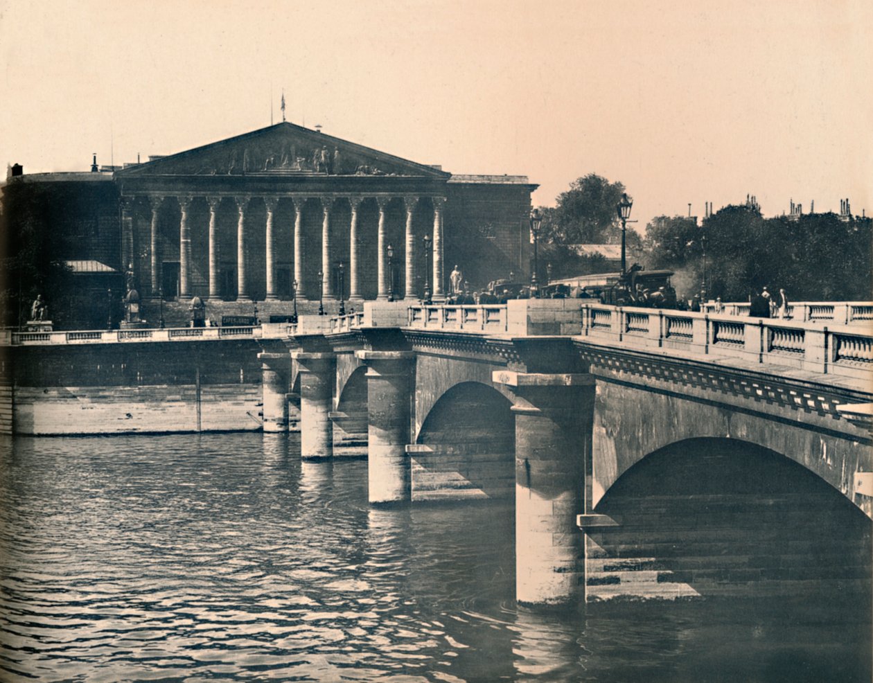 Paris. - Deputertkammeret. -LL, c1910. av Unbekannt