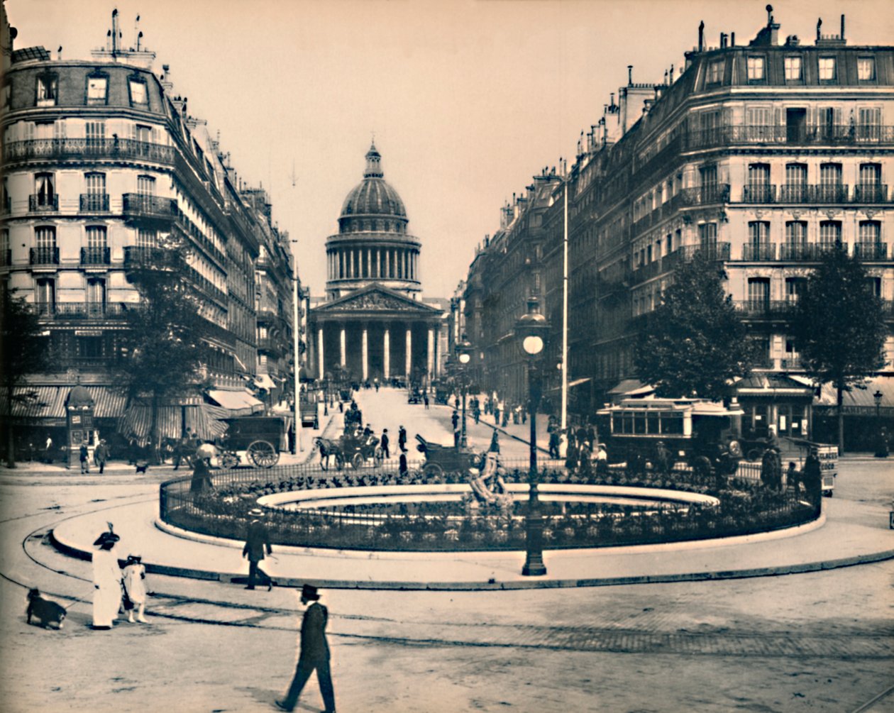 Paris. - Rue Soufflot og Pantheon. - ND, c1910. av Unbekannt