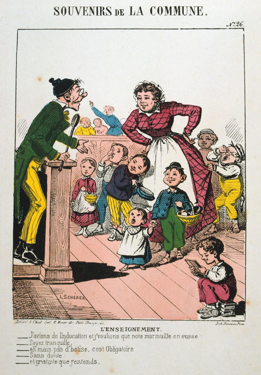 Paris kommune, 1871. av Unbekannt