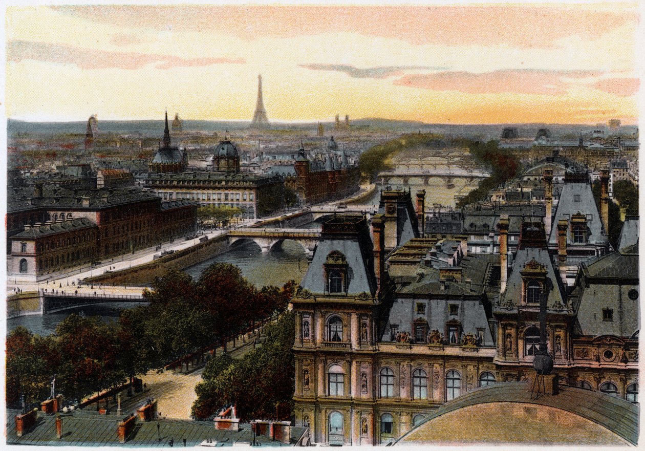 Paris, Frankrike, ca 1900 av Unbekannt
