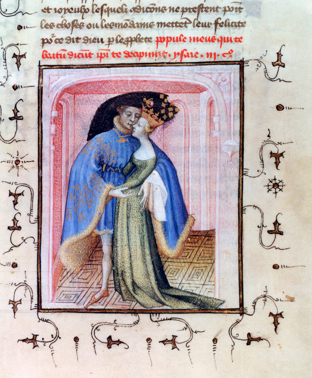 Paris og Helen, c1406 av Unbekannt