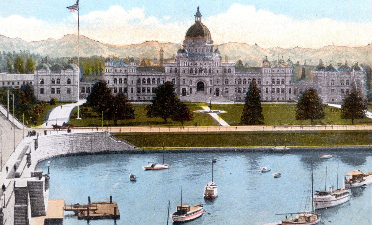 Parliament Buildings, Victoria, British Columbia, Canada, ca 1900-tallet av Unbekannt