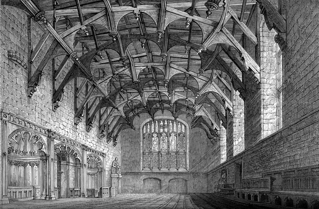 Parliament House, Edinburgh, bygget 1632-1639, 1893 av Unbekannt