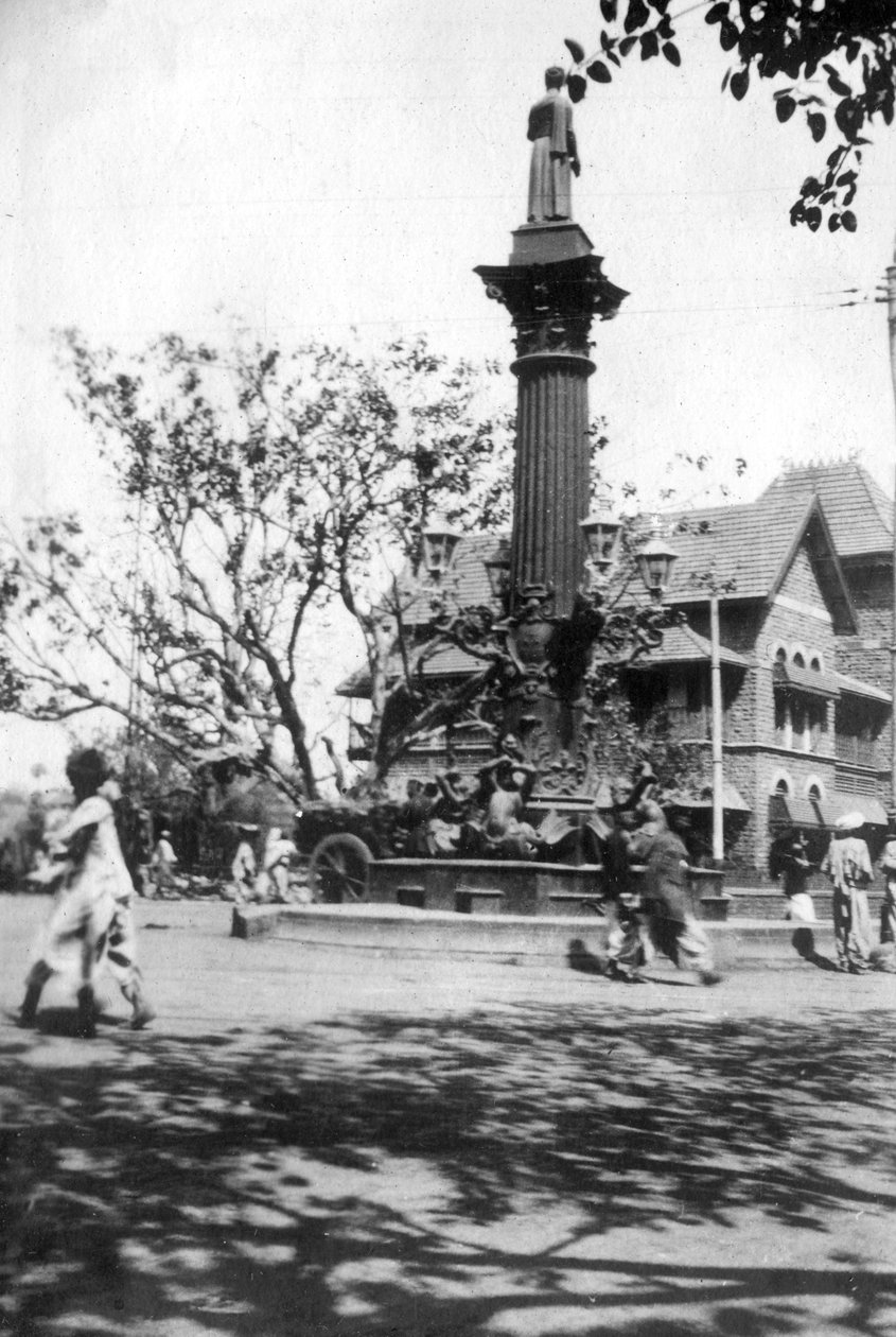 Parsees minnefontene, Mumbai, India, c1918 av Unbekannt