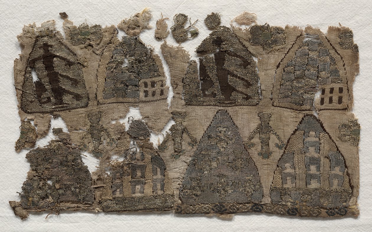 Del av en relikvieveske, 1250-1299. av Unbekannt