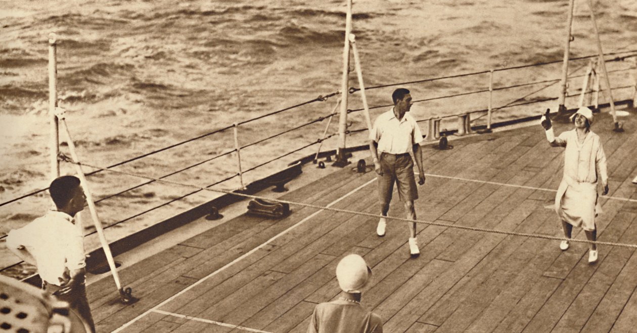 Partners - Et slag dekktennis i Renown, 1927, 1937 av Unbekannt