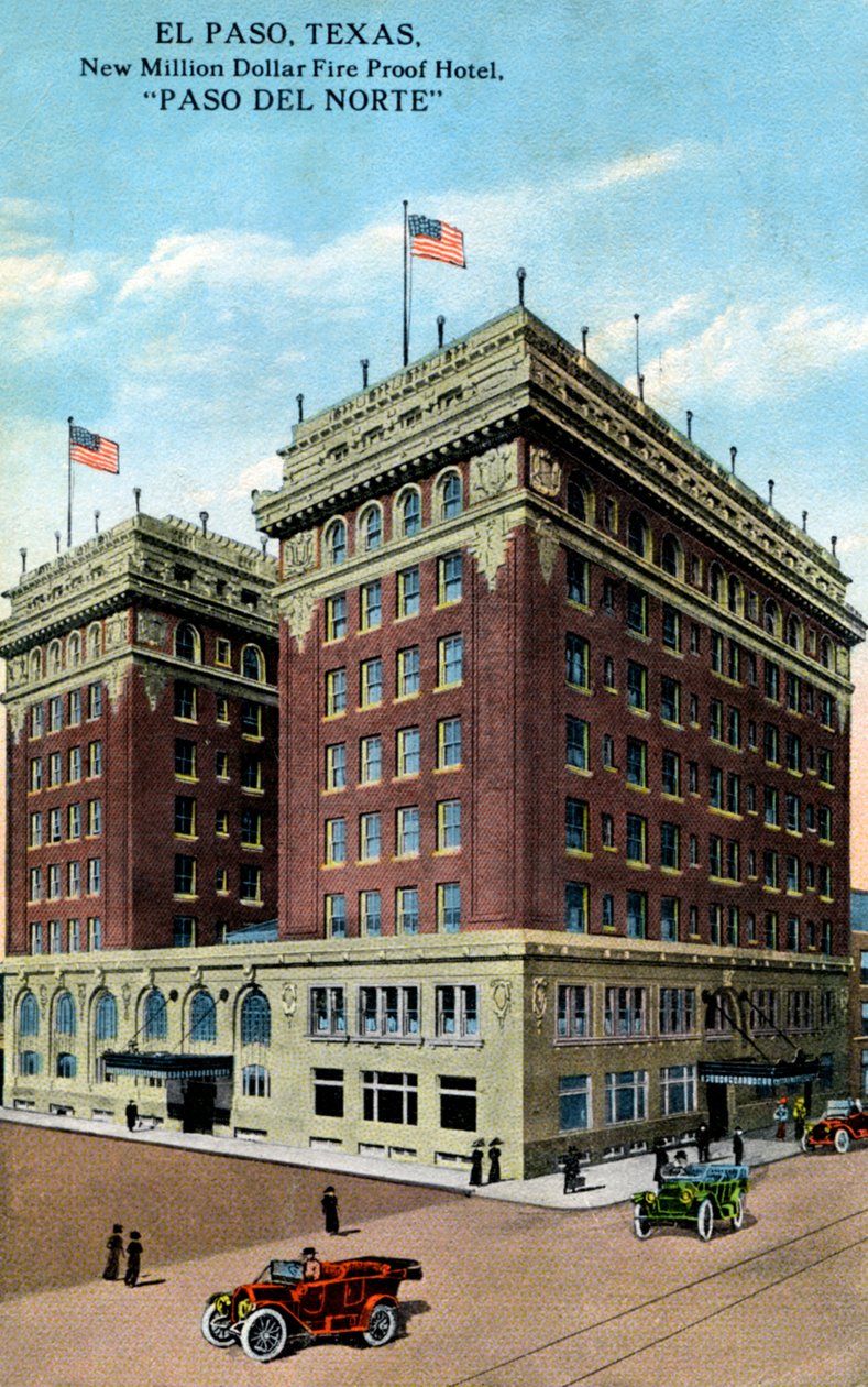 Paso del Norte Hotel, El Paso, Texas, USA, c1916 av Unbekannt