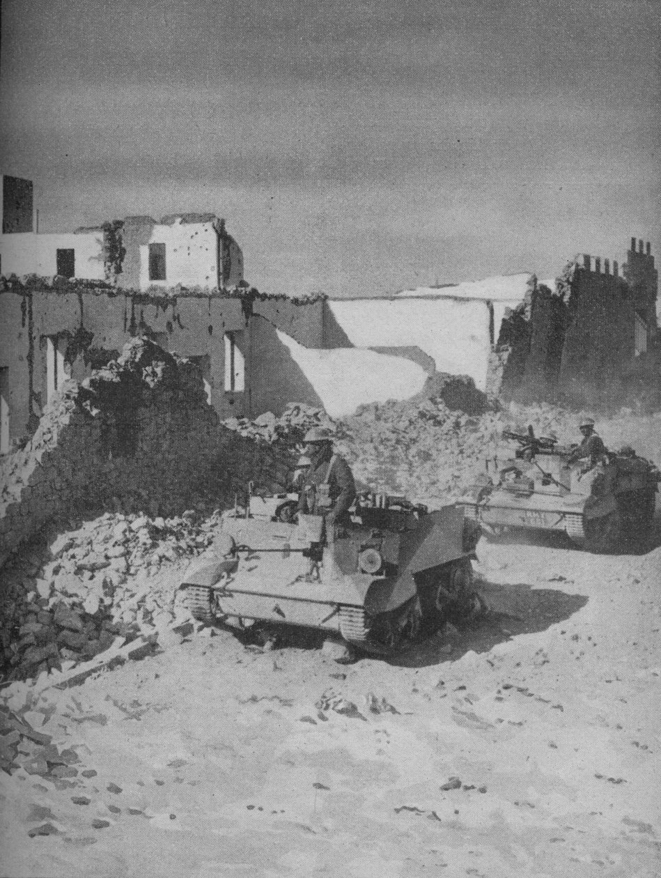 Past Grazianis Shattered Stronghold Lies the Conquerors Road, 1941. av Unbekannt