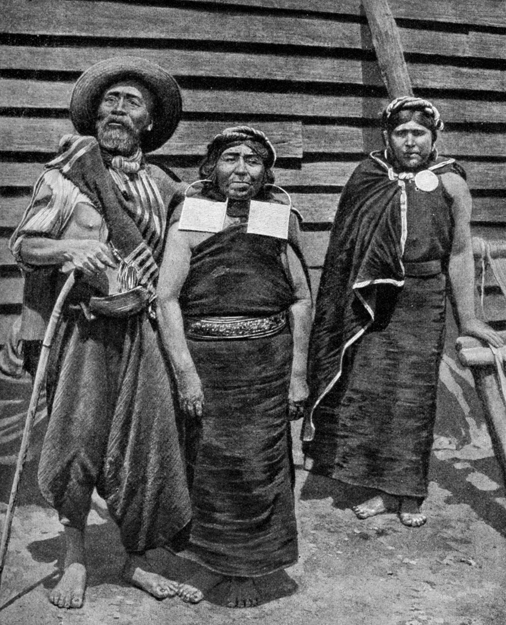 Patagoniske indianere, Argentina, 1922 av Unbekannt