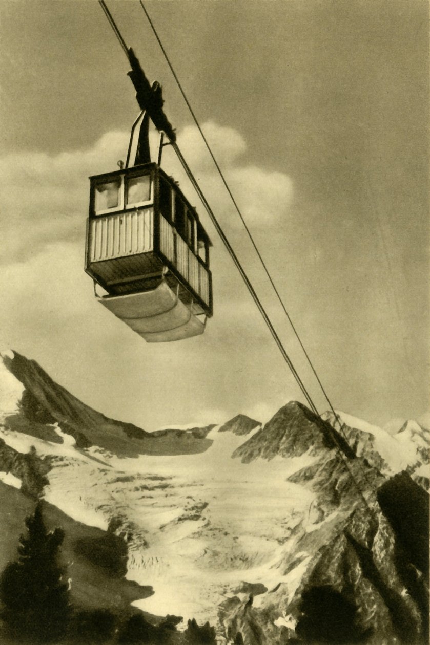 Patscherkofelbahn, Innsbruck, Tyrol, Østerrike, c1935. av Unbekannt
