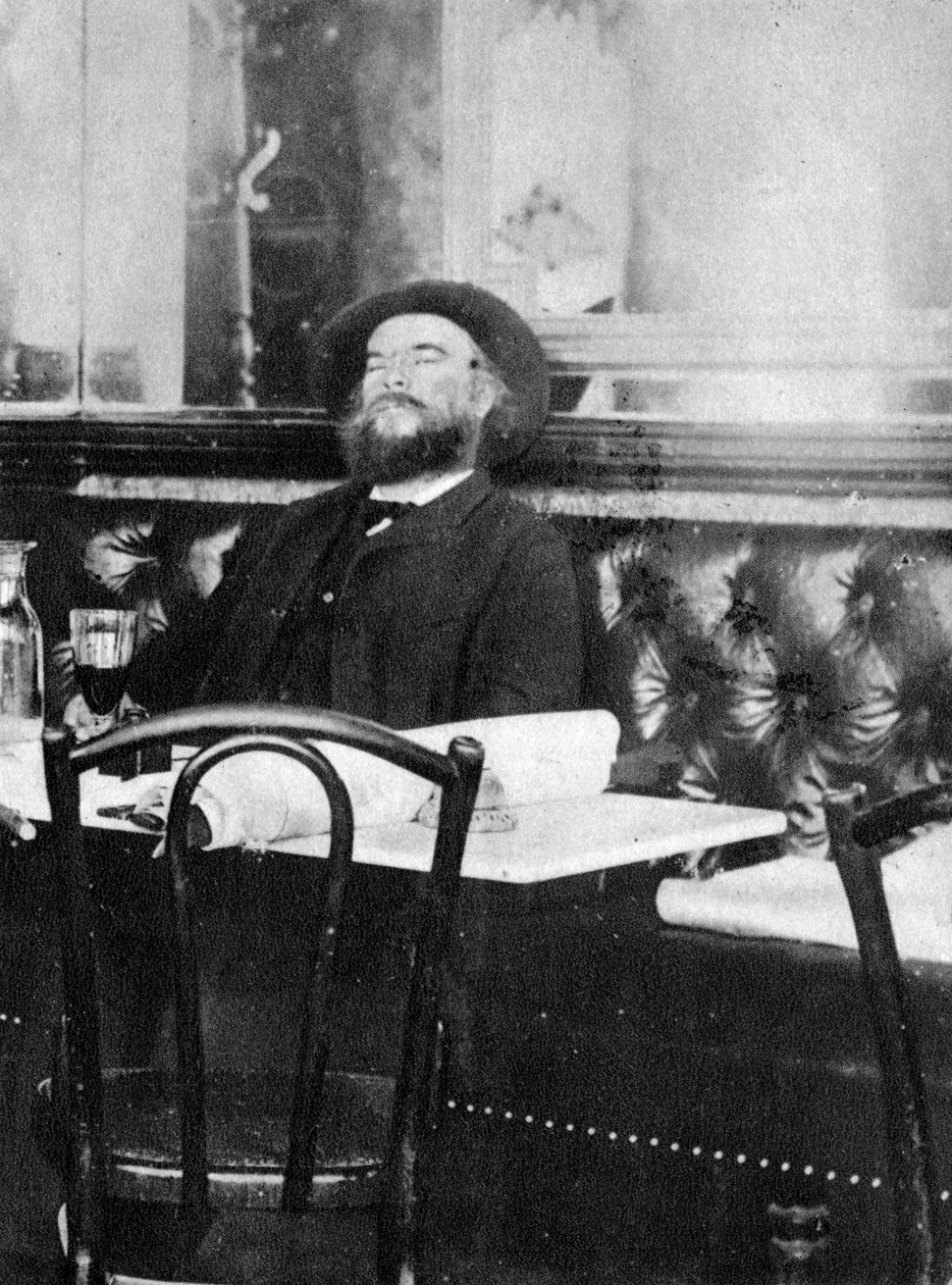 Paul Verlaine, fransk poet, 1891 av Unbekannt