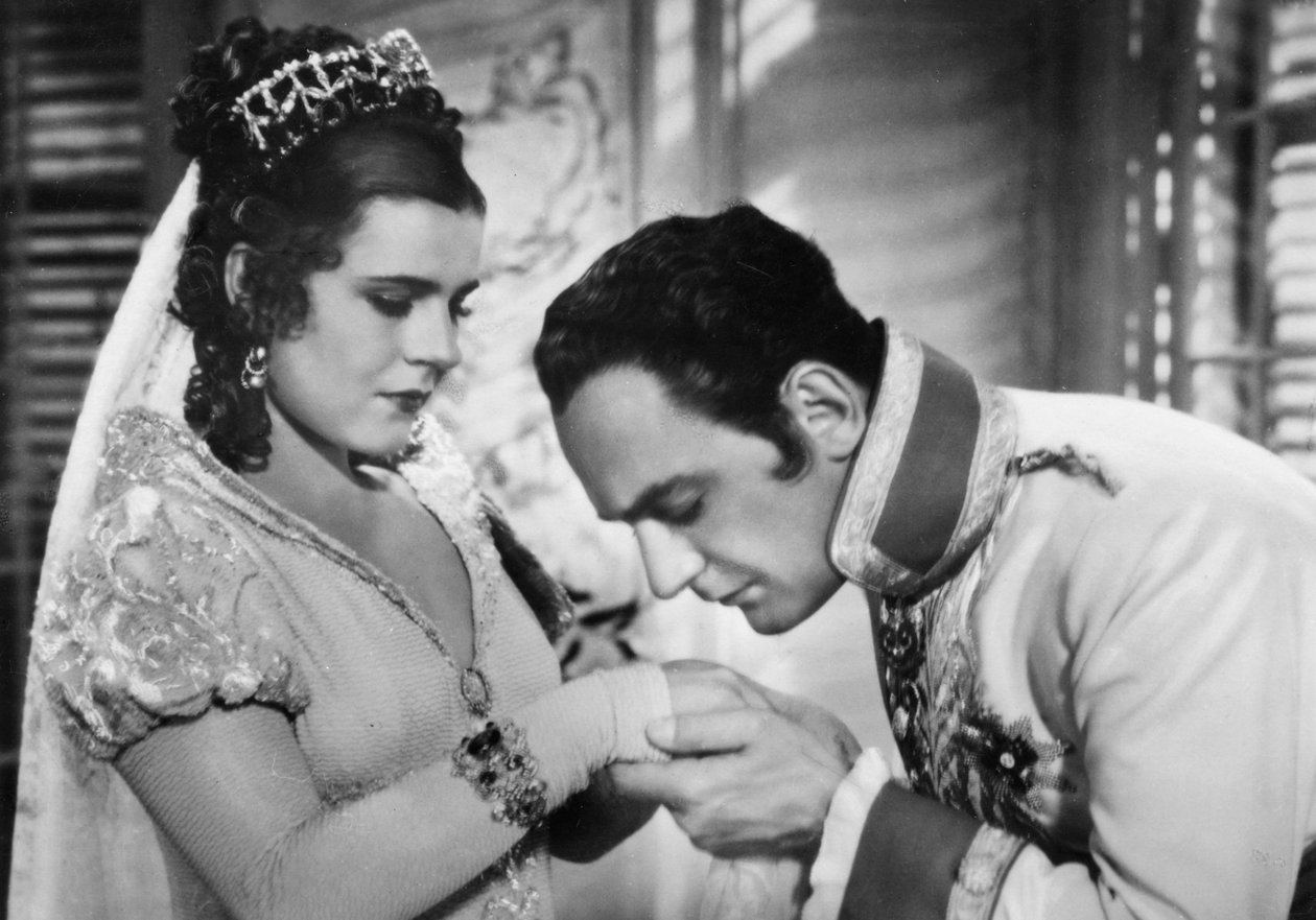Paula Wessely og Willi Forst, østerrikske filmskuespillere, 1934 av Unbekannt