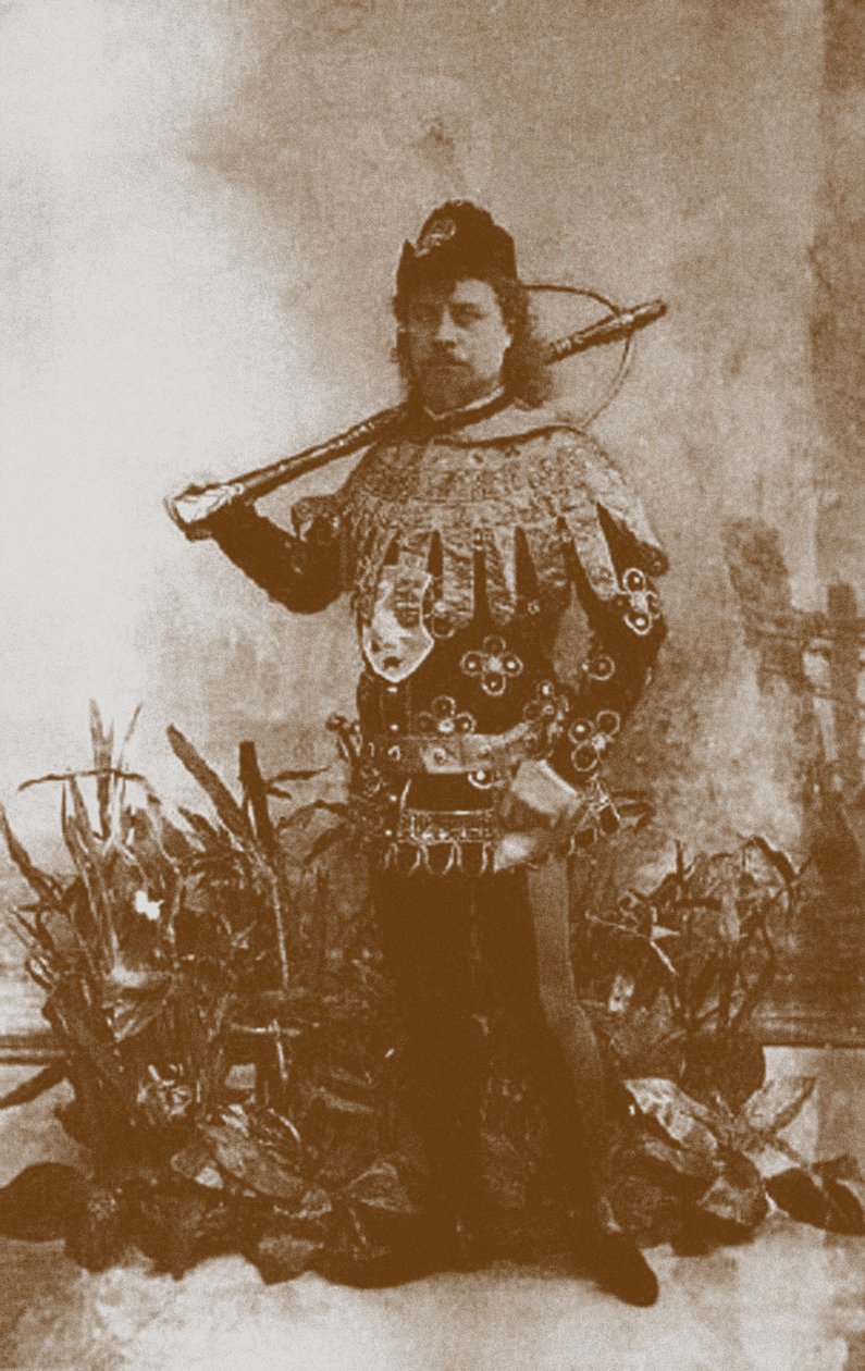 Pavel Gerdt som prins Siegfried i Ballet Swan Lake, St. Petersburg, 1895 av Unbekannt