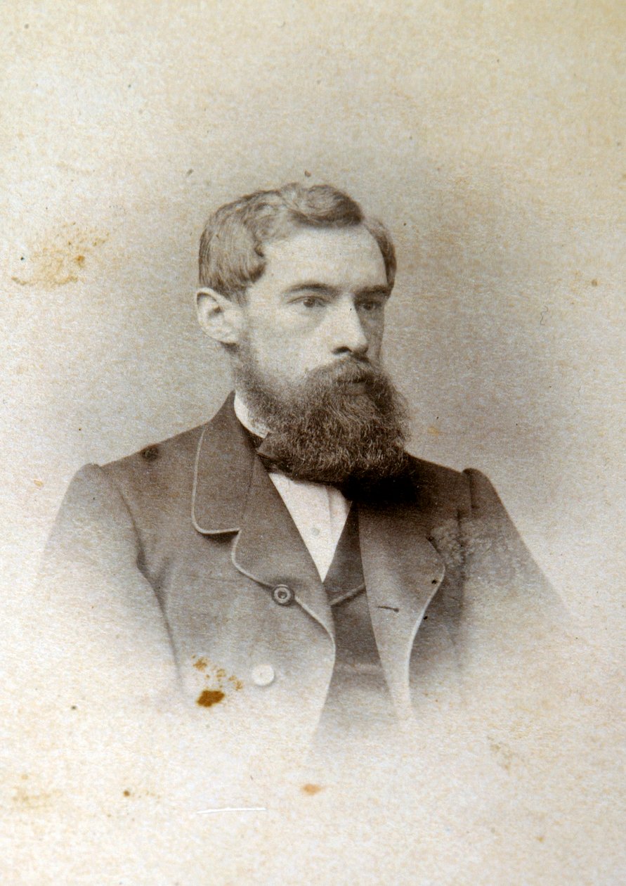 Pavel Tretyakov, russisk kunstbeskytter, samler og gallerigrunnlegger, 1865 av Unbekannt