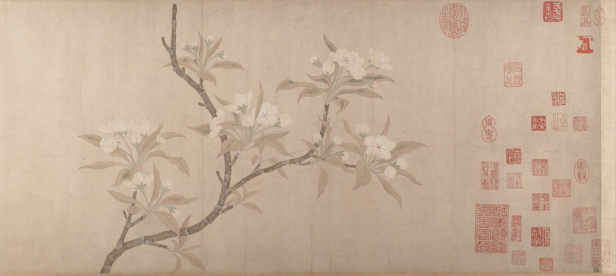 Pæreblomster, ca. 1280. av Unbekannt