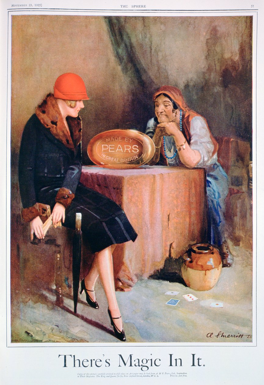 Pears såpeannonse, 1925 av Unbekannt