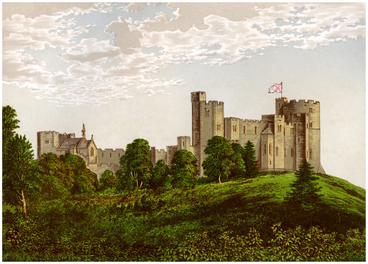 Peckforton Castle, Cheshire, hjemmet til Baron Tollemache, c1880 av Unbekannt