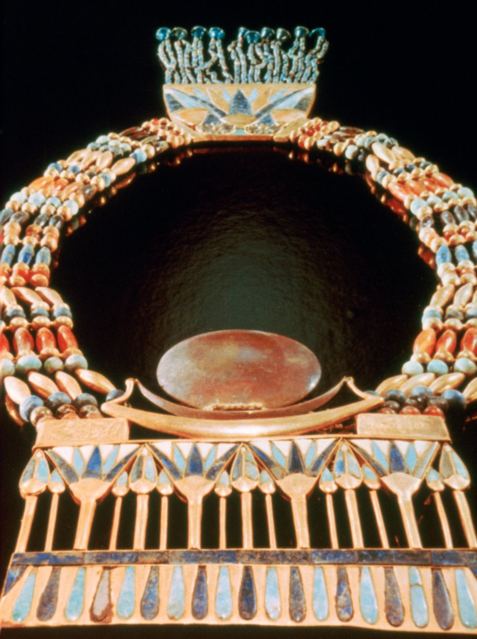 Pectoral fra Tutankhamons grav, 1300-tallet f.Kr av Unbekannt
