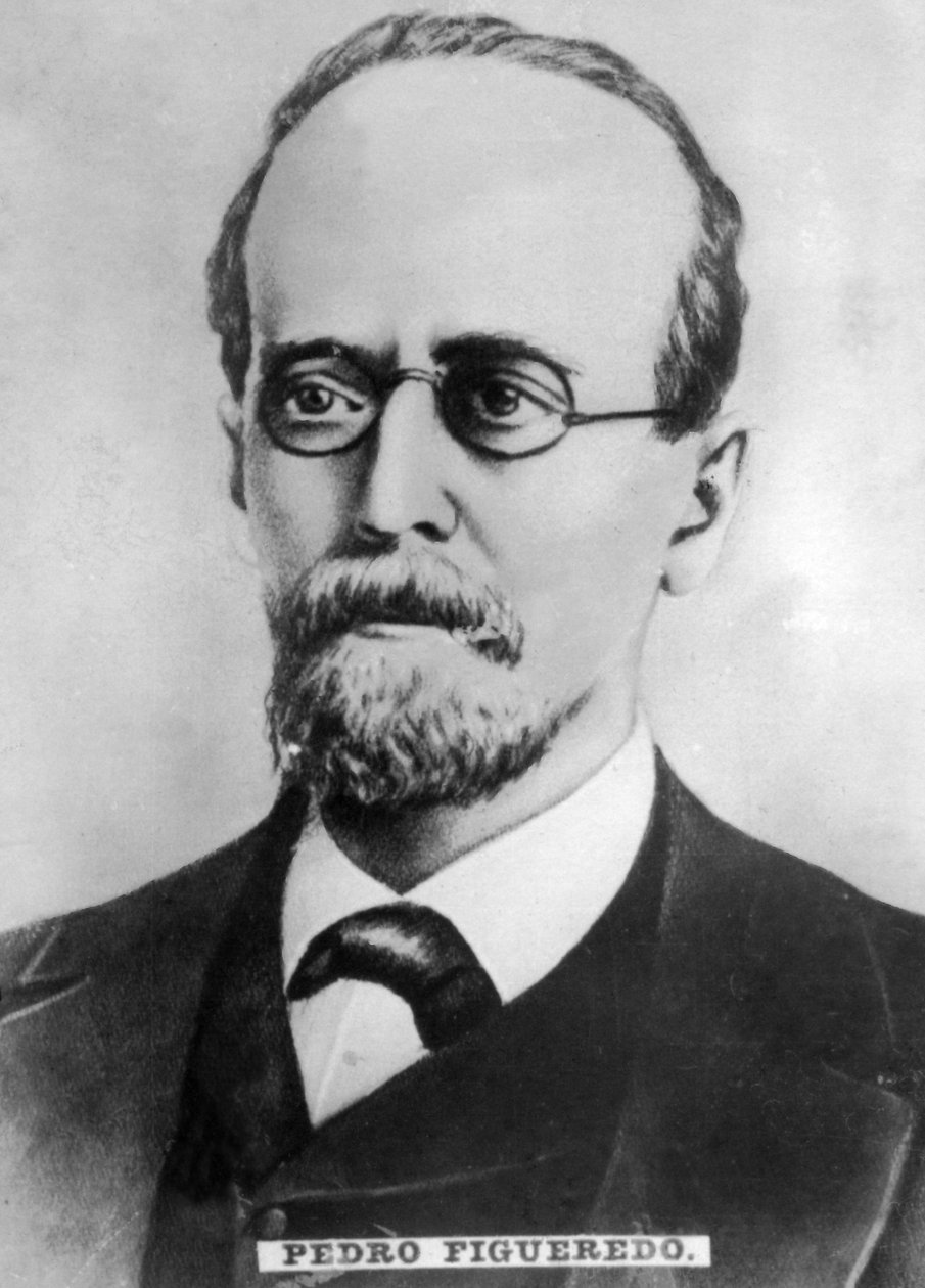 Pedro Felipe Figueredo 1818-1870, cubansk poet, musiker og frihetskjemper, c1910 av Unbekannt